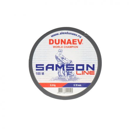 Леска Dunaev Samson 0.10мм  (0,8 кг)  100м