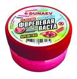 Форелевая паста Dunaev Креветка Красная (50 мл.)