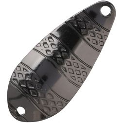 Блесна колеблющаяся Mikado STRIPE № 1 / 8 г. / 4.8 см. - чернёная