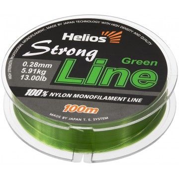 Леска Helios Strong Line Nylon Dark Green 0,28mm/100 (HS-SLG-28/100)