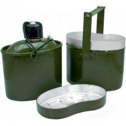 Набор посуды армейский котелок+фляжка (1000мл/900мл) HS-NP 020031-00 Helios
