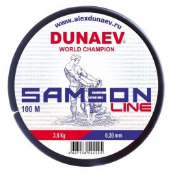 Леска Dunaev Samson 0.20мм  (3,8 кг)  100м