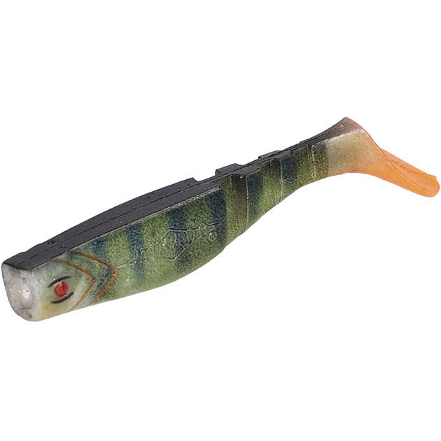 Виброхвост Mikado FLAT FISH 7 см. / PERCH  (7 шт )