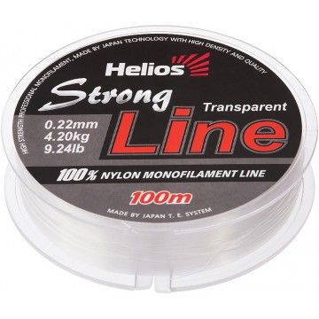 Леска Helios Strong Line Nylon Transparent 0,22mm/100 (HS-SLT-22/100)