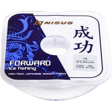 Леска FORWARD ICE FISHING 0,165mm/50m Nylon Transparent (N-FIF-0.165-50) Nisus