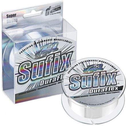 Леска SUFIX Duraflex x10 прозрачная 100м 0.35мм 13кг