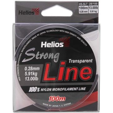 Леска Helios Strong Line Nylon Transparent 0,28mm/100 (HS-SLT-28/100)