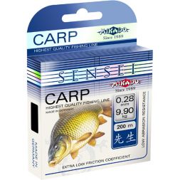 Леска мононить Mikado SENSEI CARP 0,36 (2х200 м) - 13.40 кг.