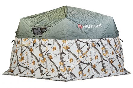 Накидка на половину палатки HIGASHI Yurta Half tent rain cover #Grey
